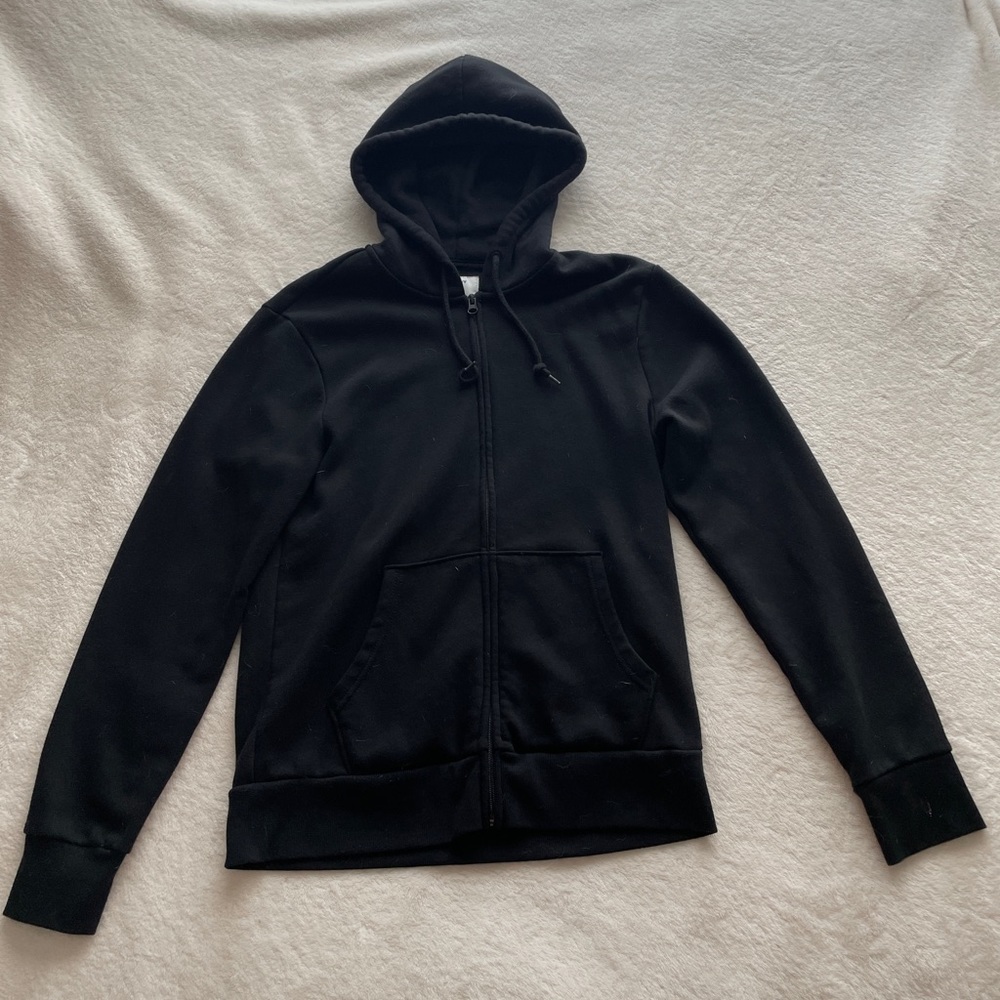 black zip up